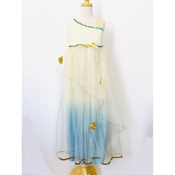 Girls M(8-10) Greek Goddess Halloween Dress-up Costume - Picture 2 of 9